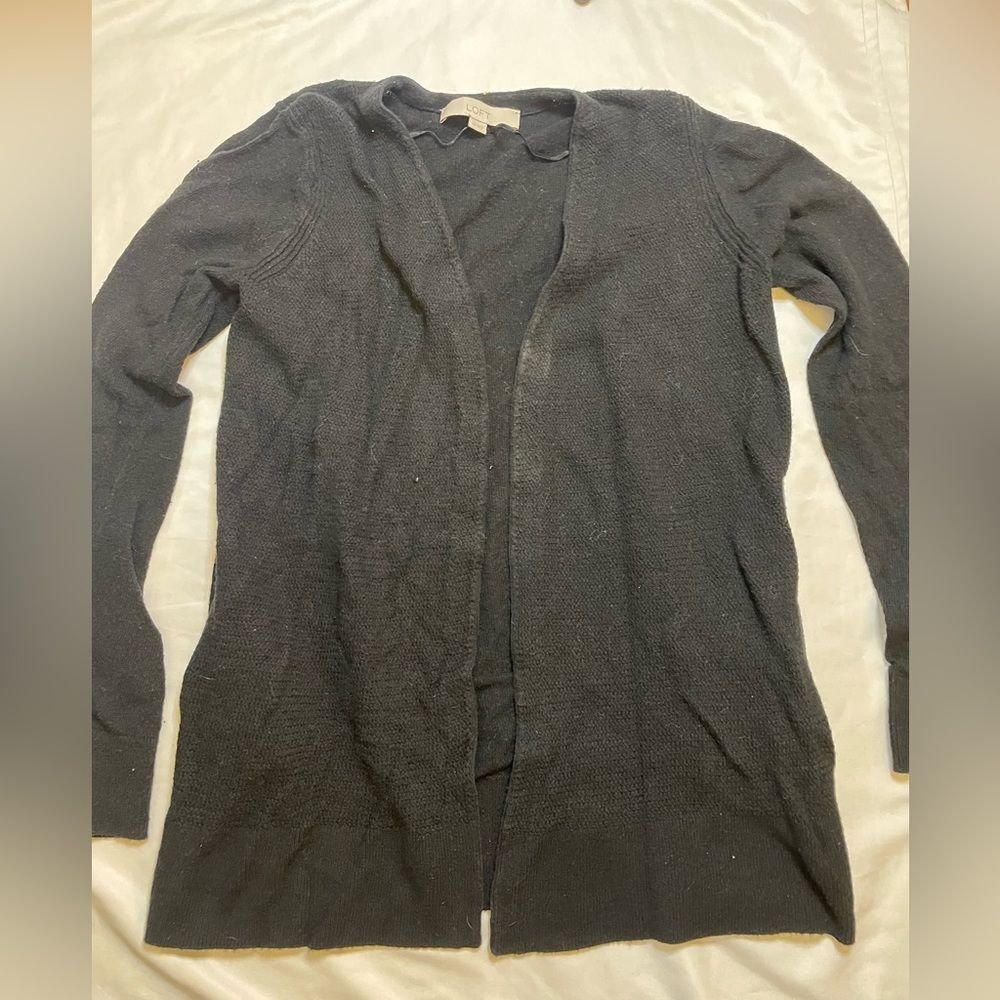 Loft size Xsmall black cardigan